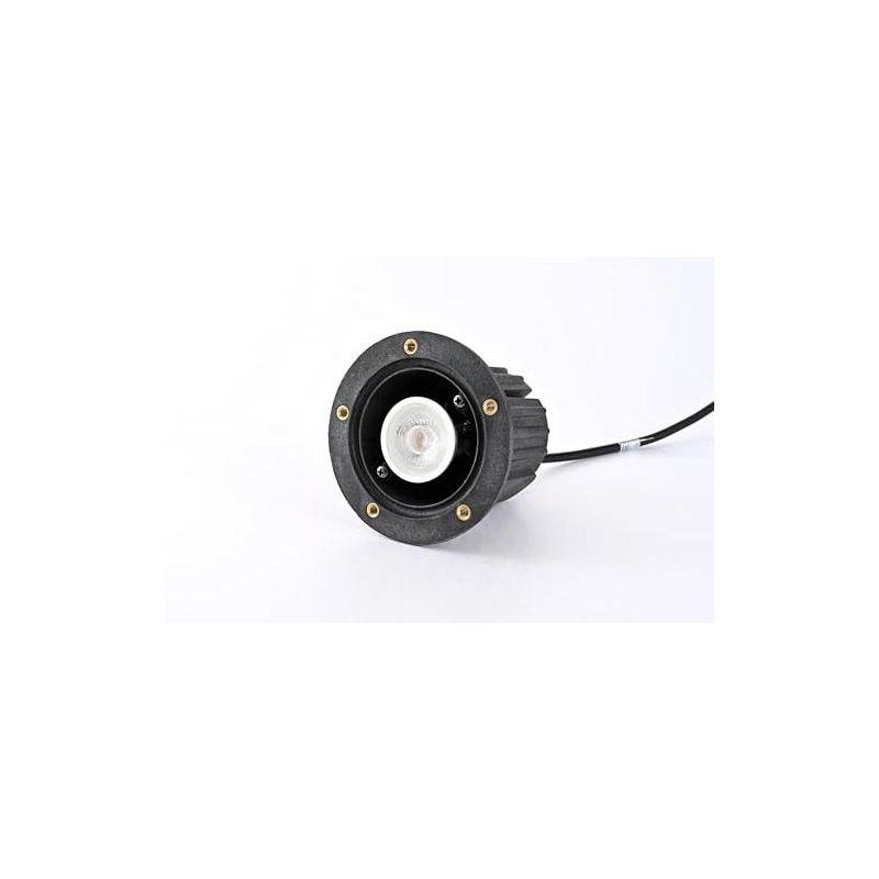 Elegant Lighting Well Light D5 H5.5Antique Brass clear Glass mr16 Halogen 35W/Led Gu5.3(Light Source Not Included)