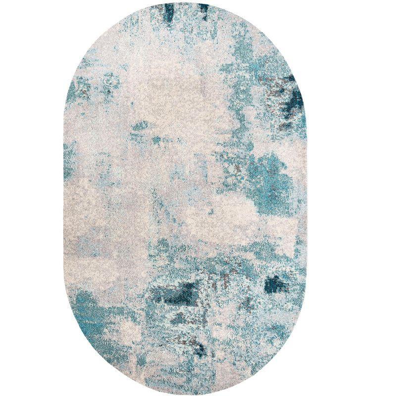 Contemporary POP Modern Abstract Vintage Area Rug - JONATHAN Y