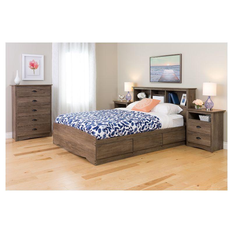 5 Drawer Salt Spring Dresser Drifted Gray - Prepac
