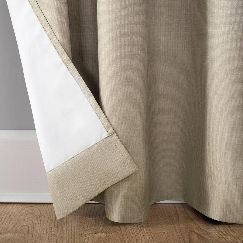 Sun Zero Blackout Duran Thermal Insulated Grommet Curtain Panel