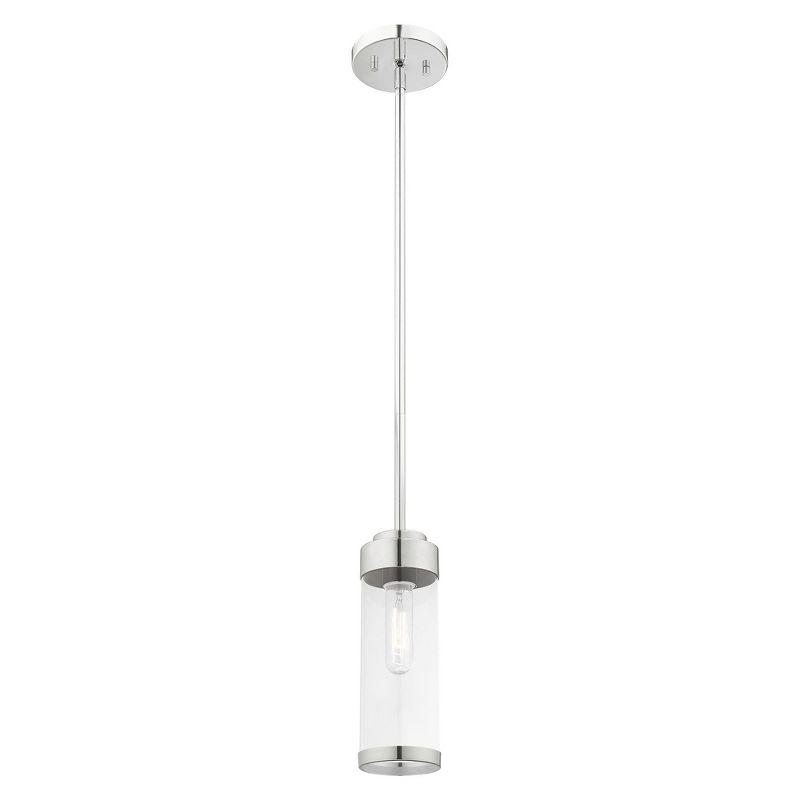 Livex Lighting Hillcrest 1 - Light Pendant in  Polished Chrome