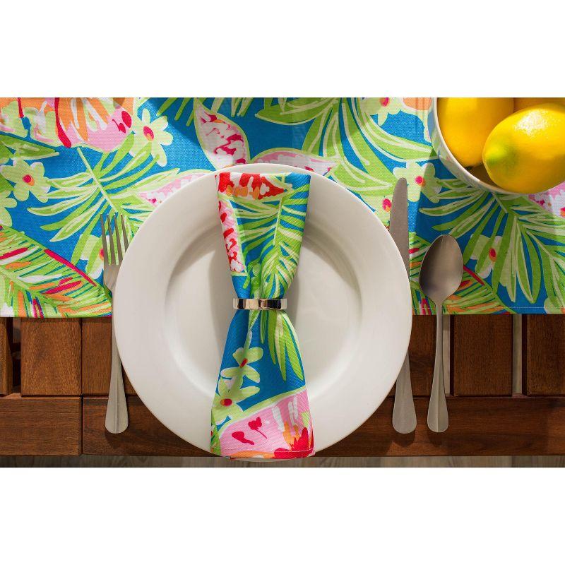 Design Imports Summer Floral Print Outdoor Napkin (Set Of 6)