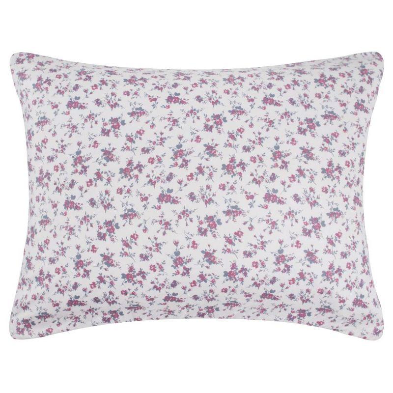 Greenland Home Fashions Pinwheel & Posey Luxurious Modern Ultra Soft Pillow Sham Peach