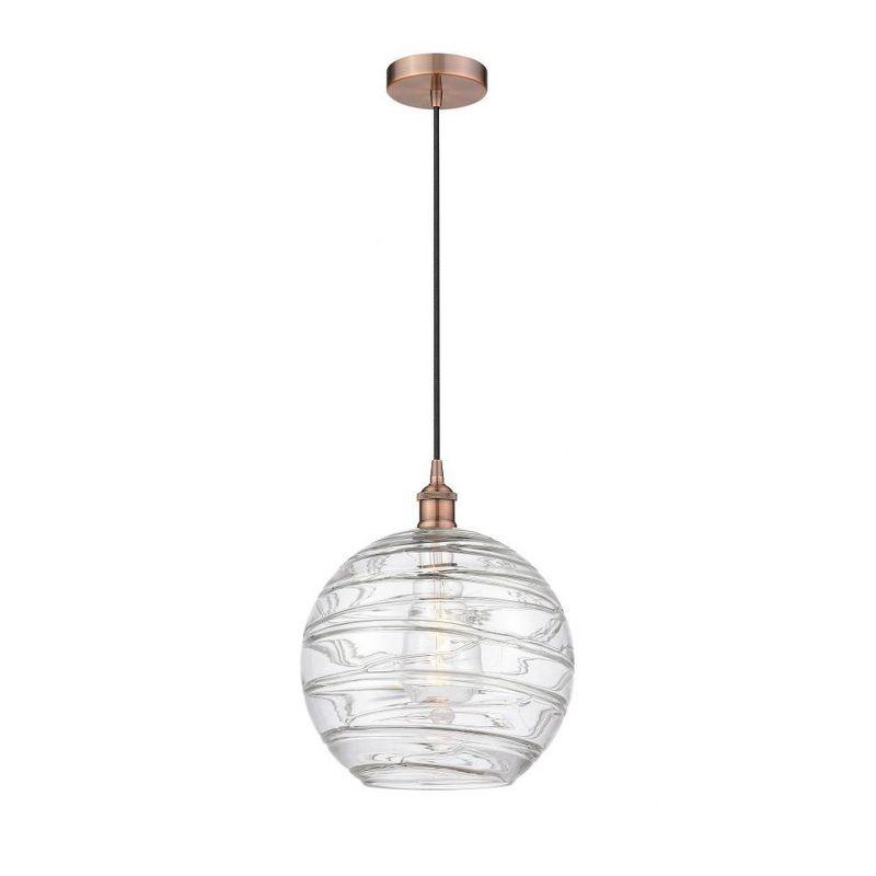 Innovations Lighting Athens Deco Swirl 1 - Light Single Drop Pendant Pendant