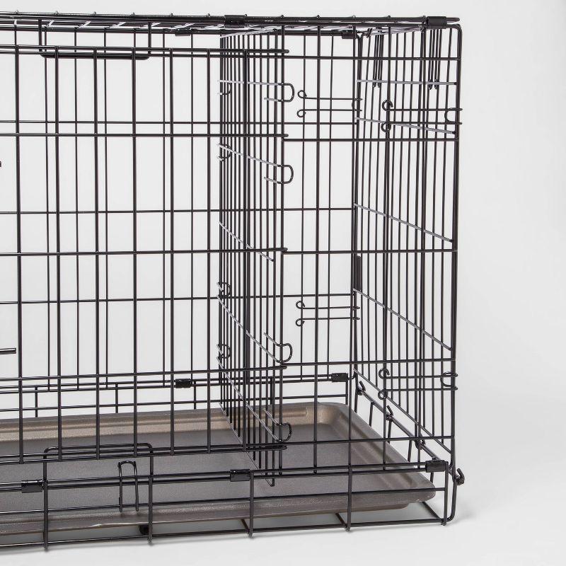 Wire Collapsible Dog Crate - Black - Boots & Barkley™