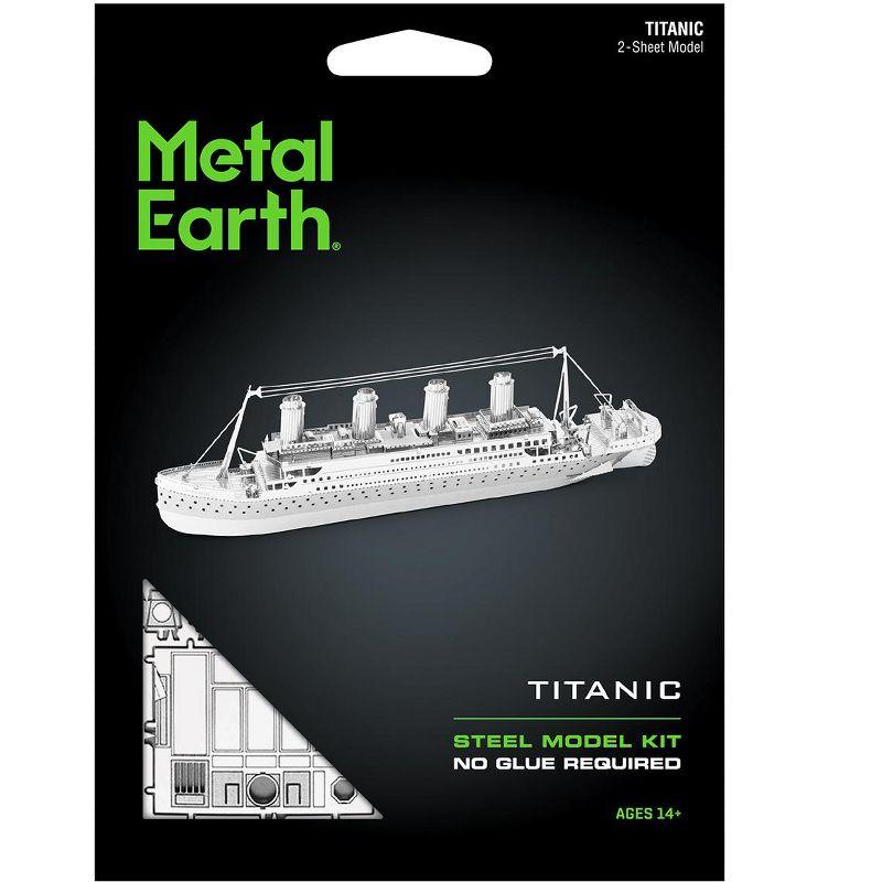 Model Kit Titanic Ship (Moderate Difficulty) Steel Model Kit by Metal Earth