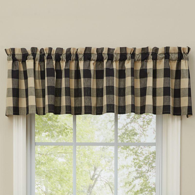 Park Designs Black Wicklow Valance 14''L