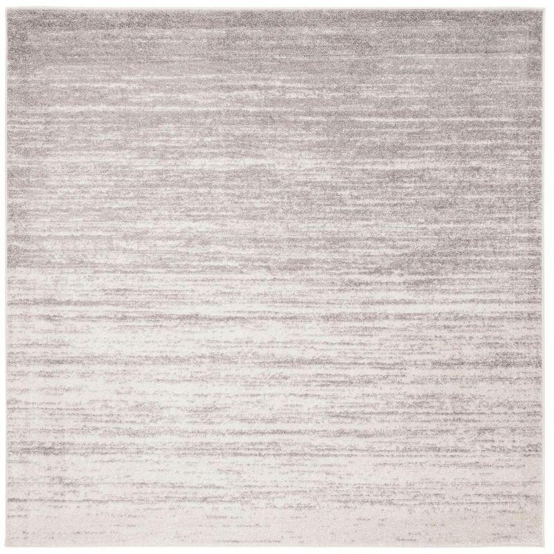 Adirondack ADR113 Machine Made Indoor Area Rug - Ivory/Silver - 8'x8' - Safavieh