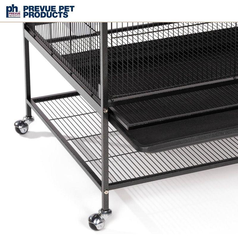 Prevue Pet Products F050 Pet Products Wrought Iron Flight Cage, X-Large, Hammerstone Black