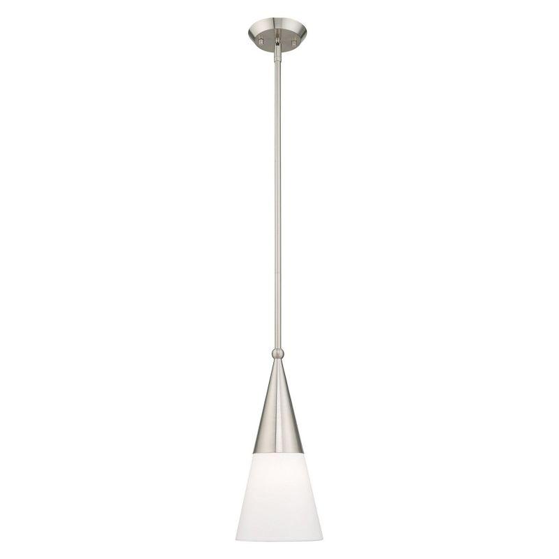Livex Lighting Stockholm 1 - Light Pendant in  Brushed Nickel