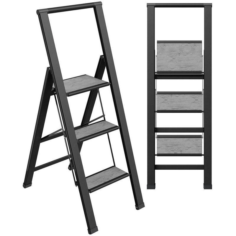 3 - Step Steel Lightweight Folding Step Stool