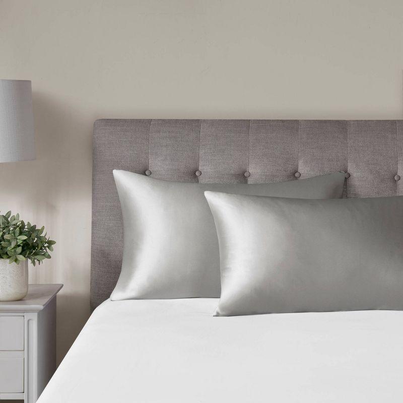 Madison Park Silk 100% Mulberry Silk Pillowcase Single Piece