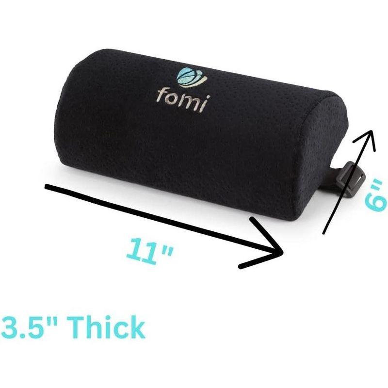 FOMI Extra Thick Coccyx Seat Cushion and Back Support Combo