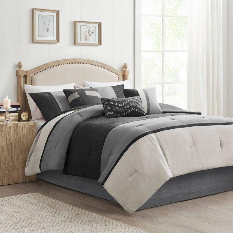 Madison Park Palisades Microfiber Comforter Set