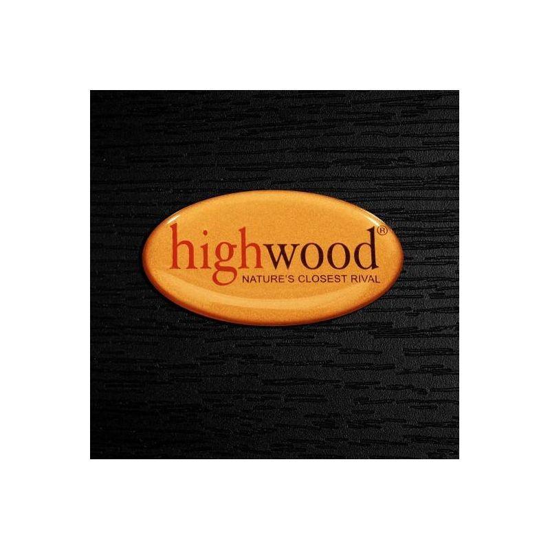 Adirondack Side Table Black - Highwood: Weather-Resistant Poly Lumber, 12-Year Warranty, Stainless Steel Hardware