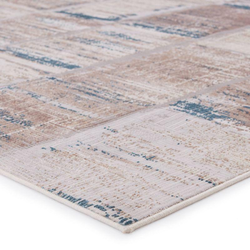 Halvard Abstract Area Rug Ivory/Blue - Jaipur Living