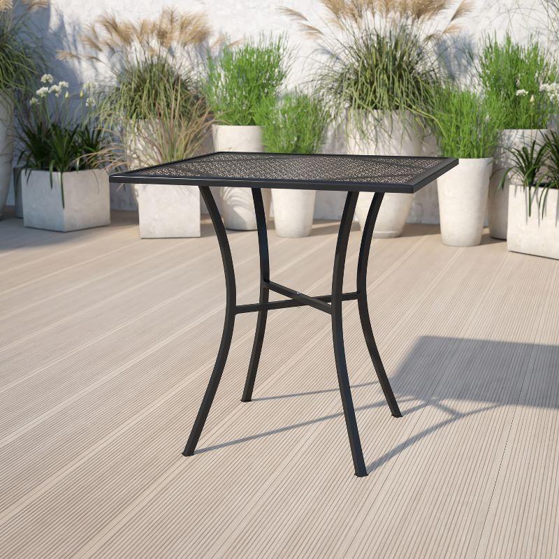 Flash Furniture Oia Commercial Grade Square Patio Table