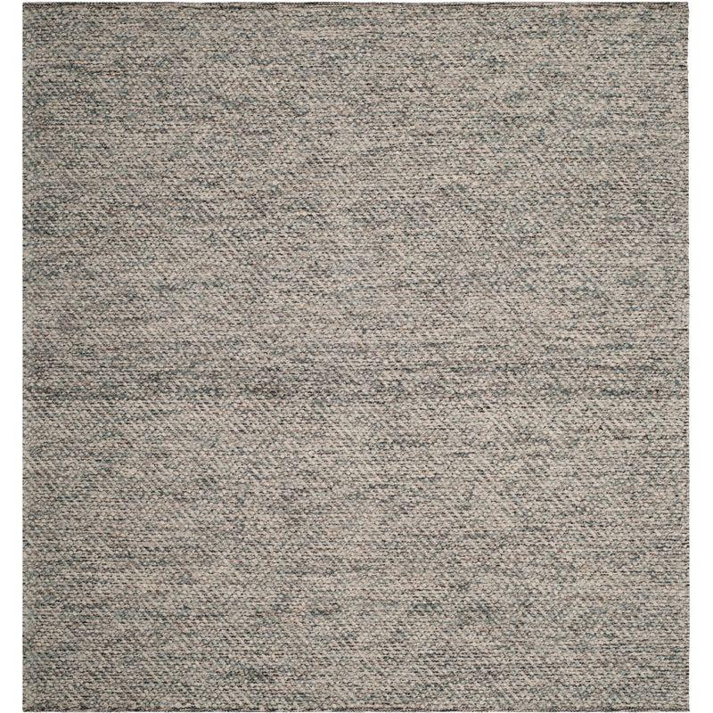 Natura NAT503 Hand Woven Indoor Area Rug - Camel/Grey - 8'x8' - Safavieh