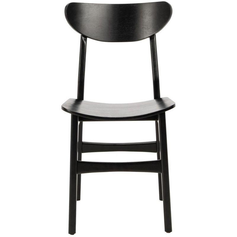 Lucca Retro Dining Chair (Set of 2) - DCH1001 - Black - Safavieh