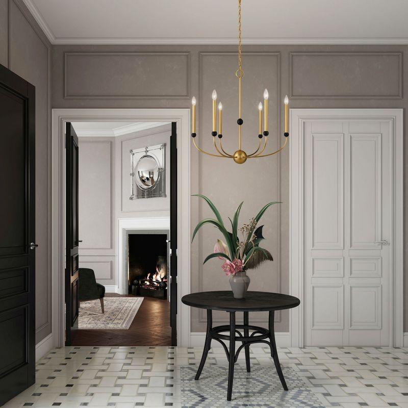 Everly Quinn 6 - Light Dimmable Chandelier