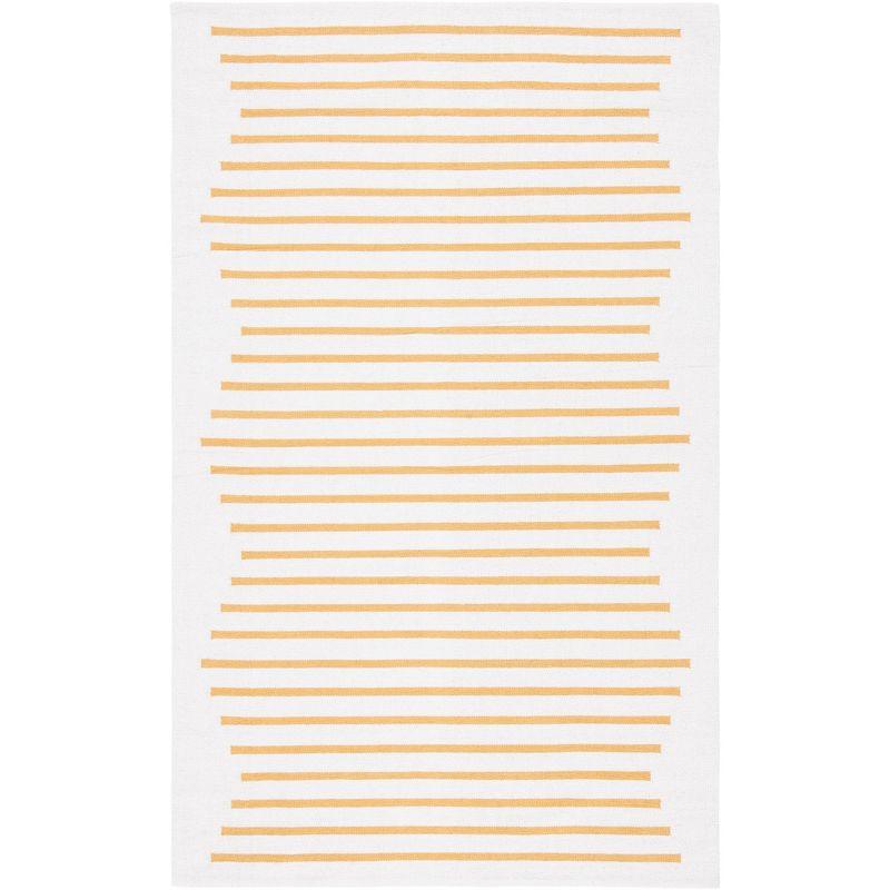 Montauk MTK313 Hand Woven Indoor Accent Rug - Ivory/Gold - 3'x5' - Safavieh