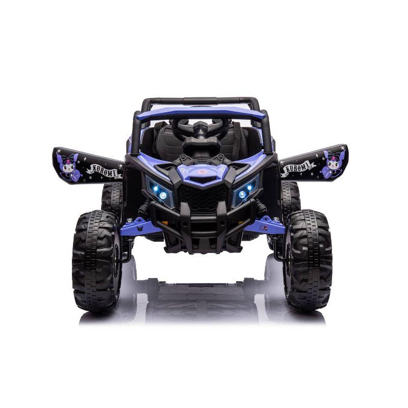 Kool Karz Kuromi 12V Adventure UTV Ride On Toy Car with Remote Control - Black