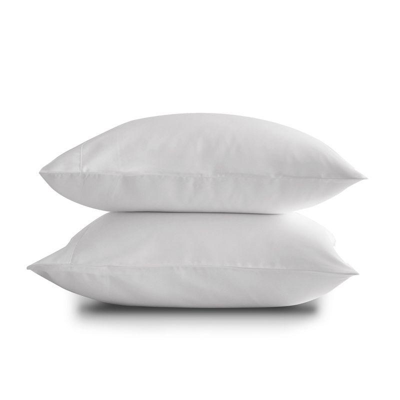 DOZ Bamboo Viscose Pillowcase Set, Organically Grown Bamboo, Buttery Soft, Cooling, High GSM Ivory Standard/Queen