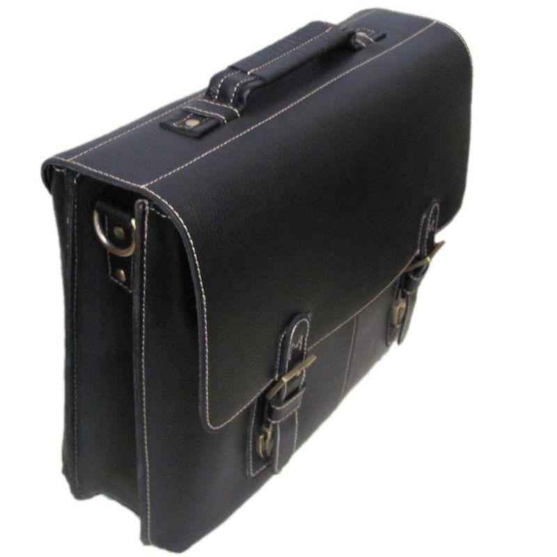 Classical Leather Organizer Briefcase (#2750-02)