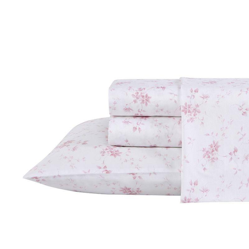 Laura Ashley Sateen Cotton Printed Sheet Sets & Reviews | Wayfair