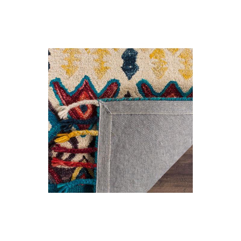 Aspen APN137 Hand Tufted Accent Rug - Blue/Red - 2'x3' - Safavieh.