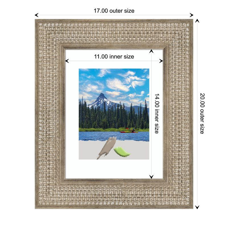 Amanti Art Trellis Wood Picture Frame