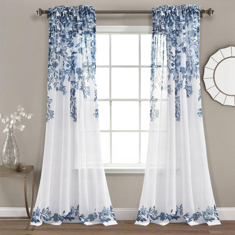 Tanisha Polyester Sheer Curtain Pair (Set of 2)