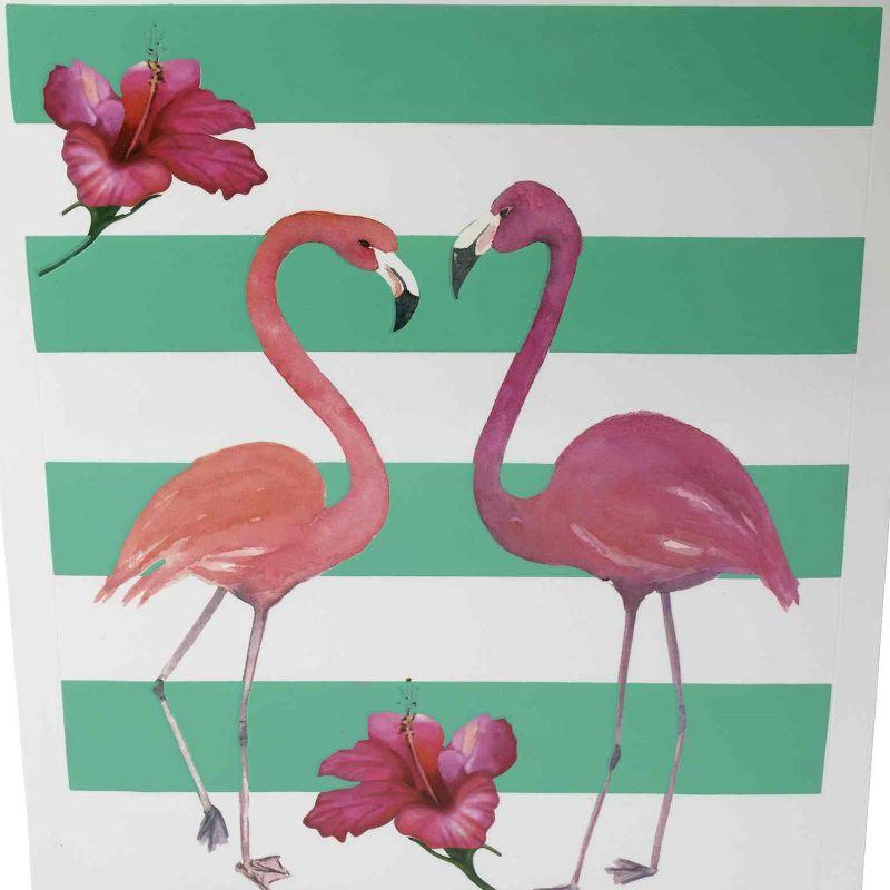 Avanti Linens Flamingo Paradise Wastebasket