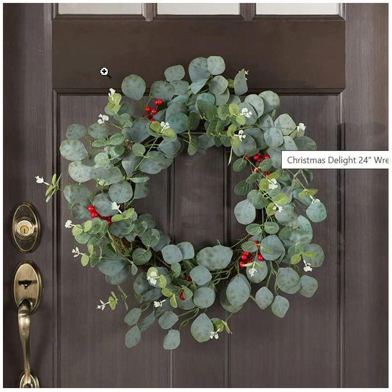 The Lakeside Collection Christmas Delight 24" Wreath