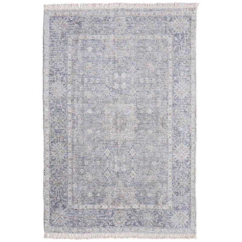 Caldwell Transitional Distressed Gray/Blue/Taupe Area Rug