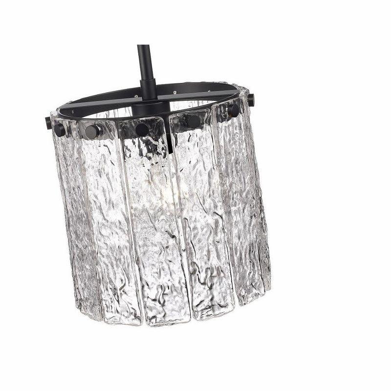 Z-Lite Glacier 1 - Light Pendant in  Matte Black