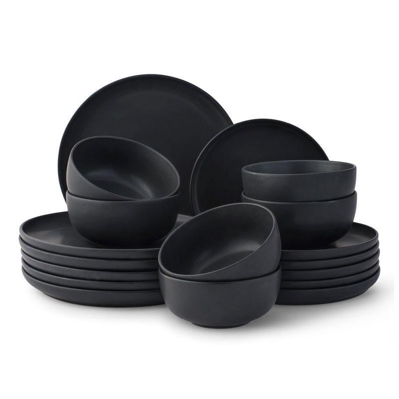 JoyJolt Mesa 18pc Stoneware Dinnerware Set