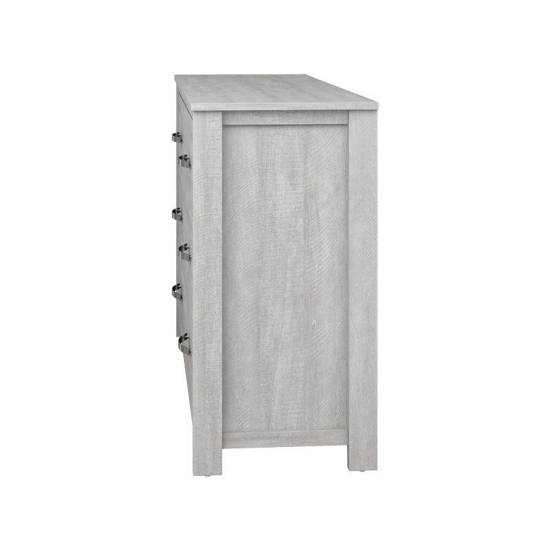 Layton Dusty Gray Oak Double Dresser with Dovetail Drawers