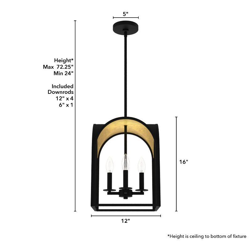 Hunter Fan Dukestown 4 - Light Lantern Geometric Chandelier