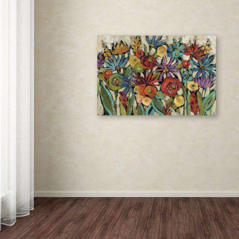 Trademark Fine Art -Silvia Vassileva 'Confetti Floral I' Canvas Art