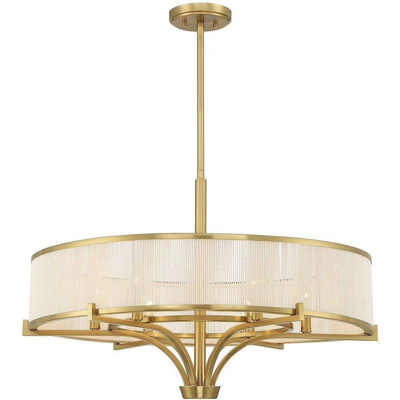 Savoy House Wynwood 6 - Light Chandelier in  Warm Brass