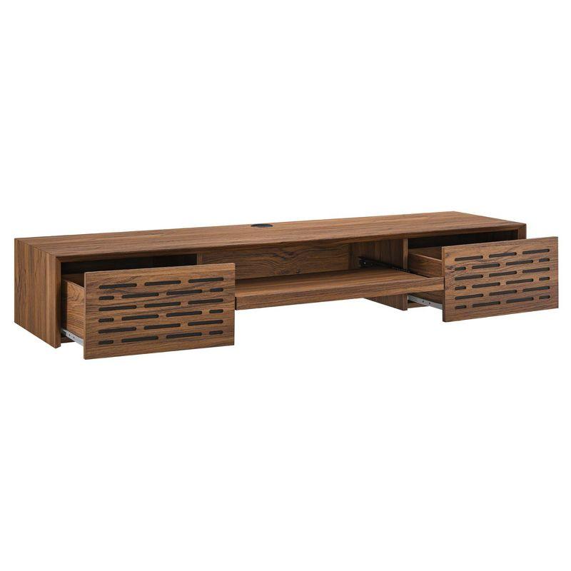 Modway Modway Render Wall Mount Wood Office Desk