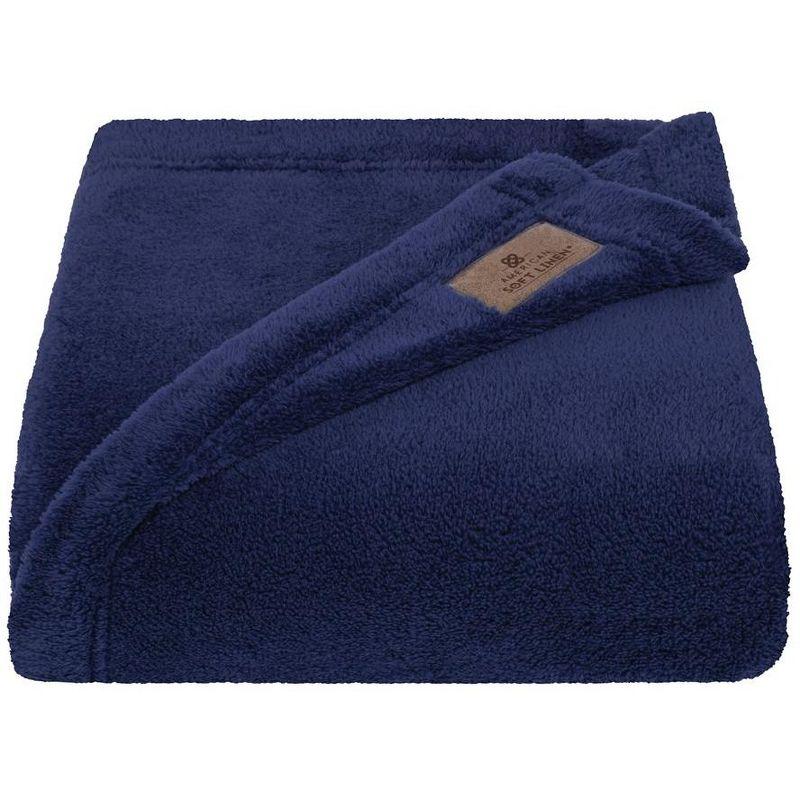 American Soft Linen Edison Knitted Throw Blanket
