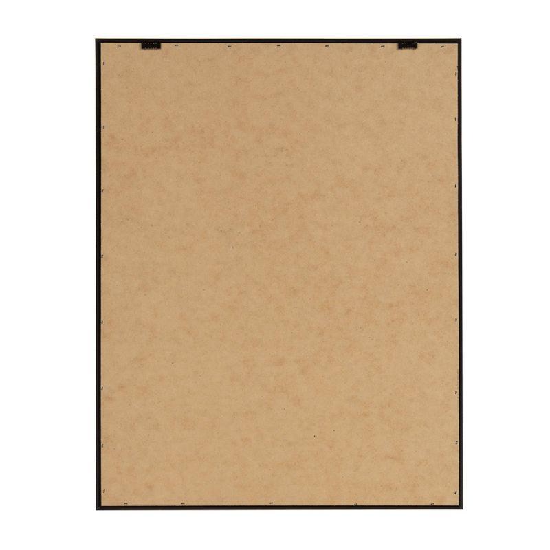 18" x 24" Sylvie Color Football Portrait Framed Canvas Natural - DesignOvation: Modern Style, Plastic Frame, Screen Print Wall Art