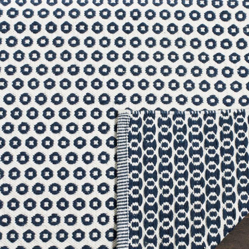 Montauk MTK616 Hand Woven Indoor Runner Rug - Navy/Ivory - 2'3"x7' - Safavieh