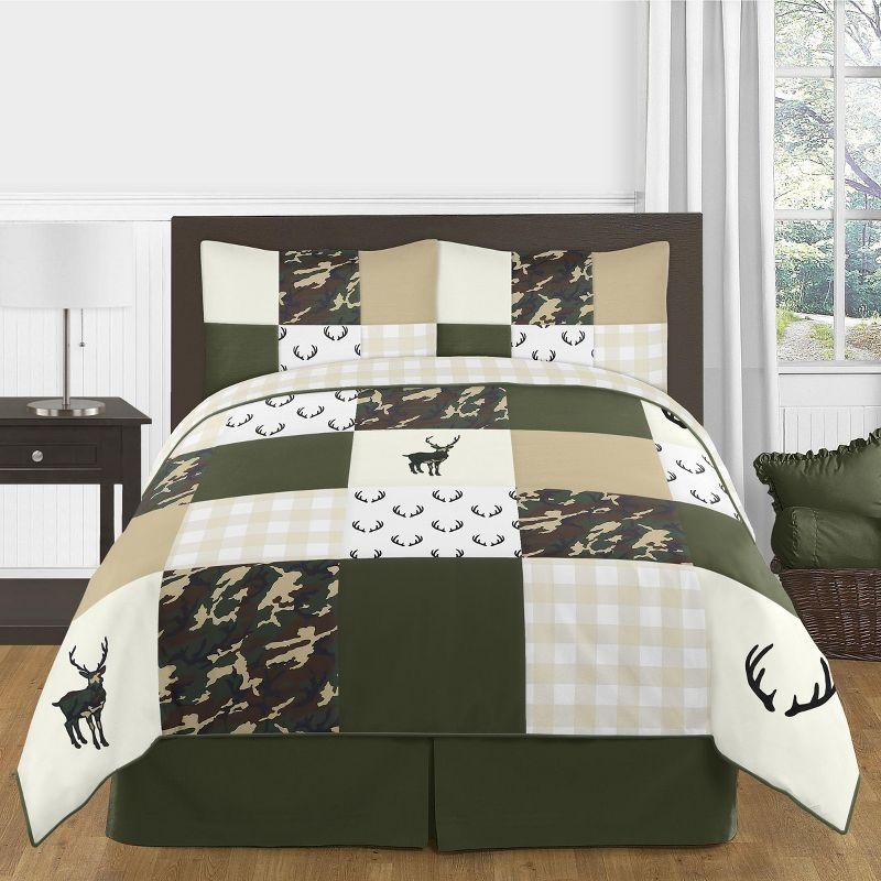 Sweet Jojo Designs Woodland Camo 14" Bed Skirt
