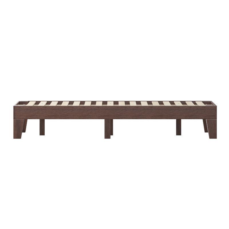 Flash Furniture Evelyn Solid Wood Platform Bed with Wooden Support Slats, No Box Spring Required