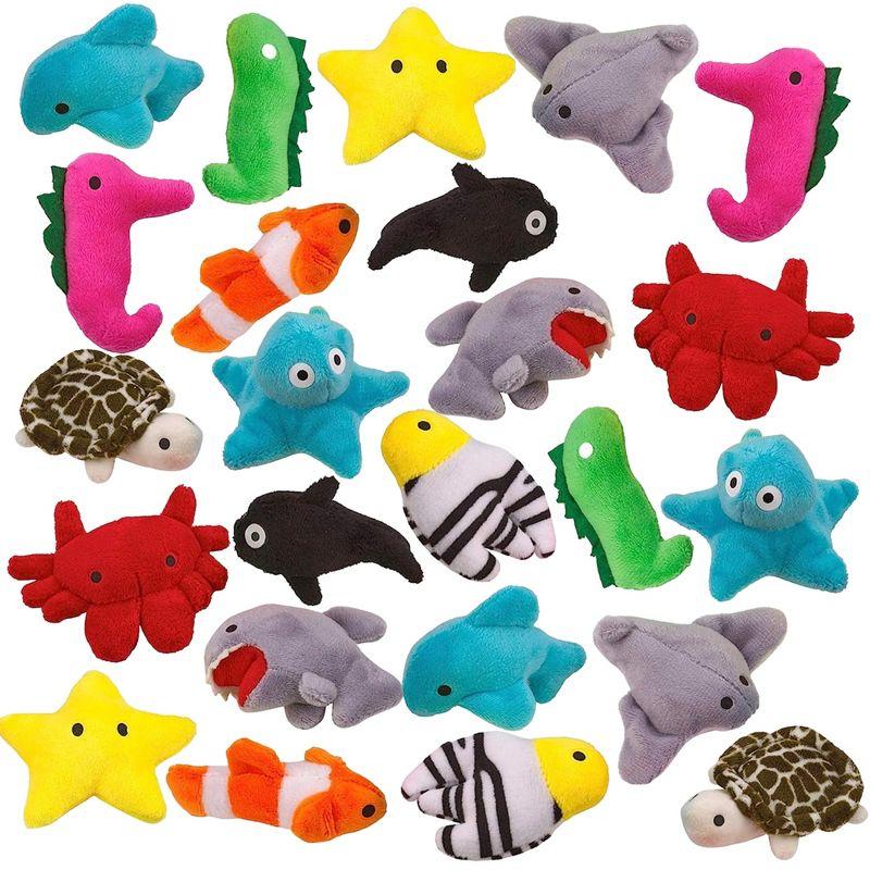 Playbees Sea Animal Plush Toys 24 Pack