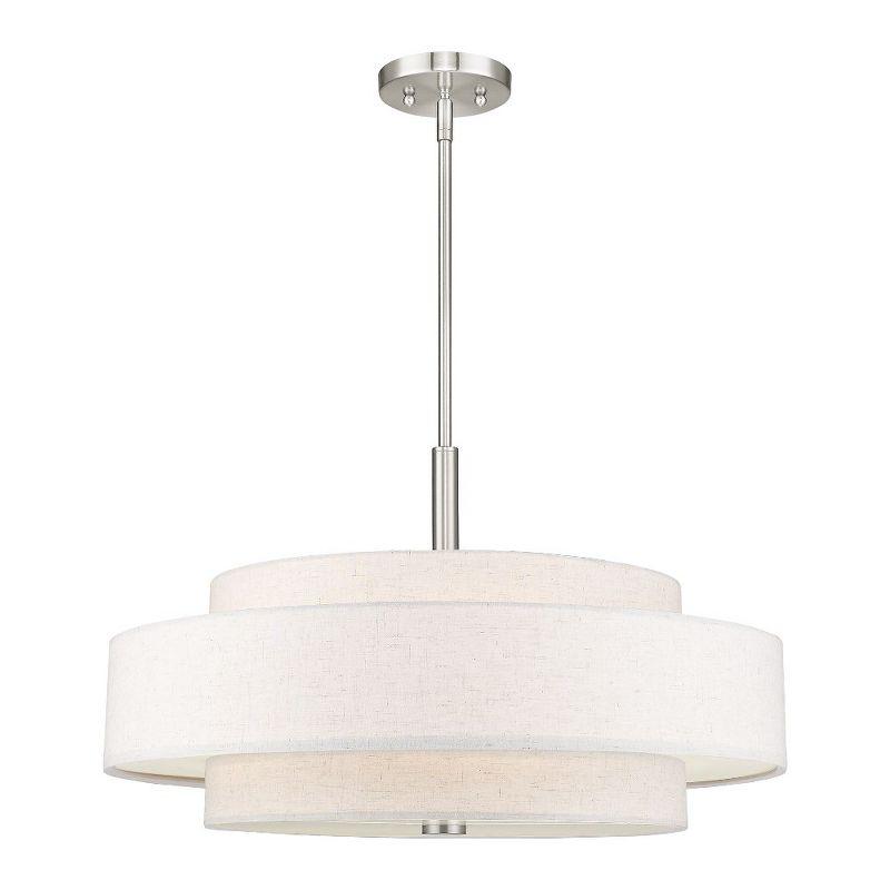 Livex Lighting Monroe 5 - Light Pendant in  Brushed Nickel