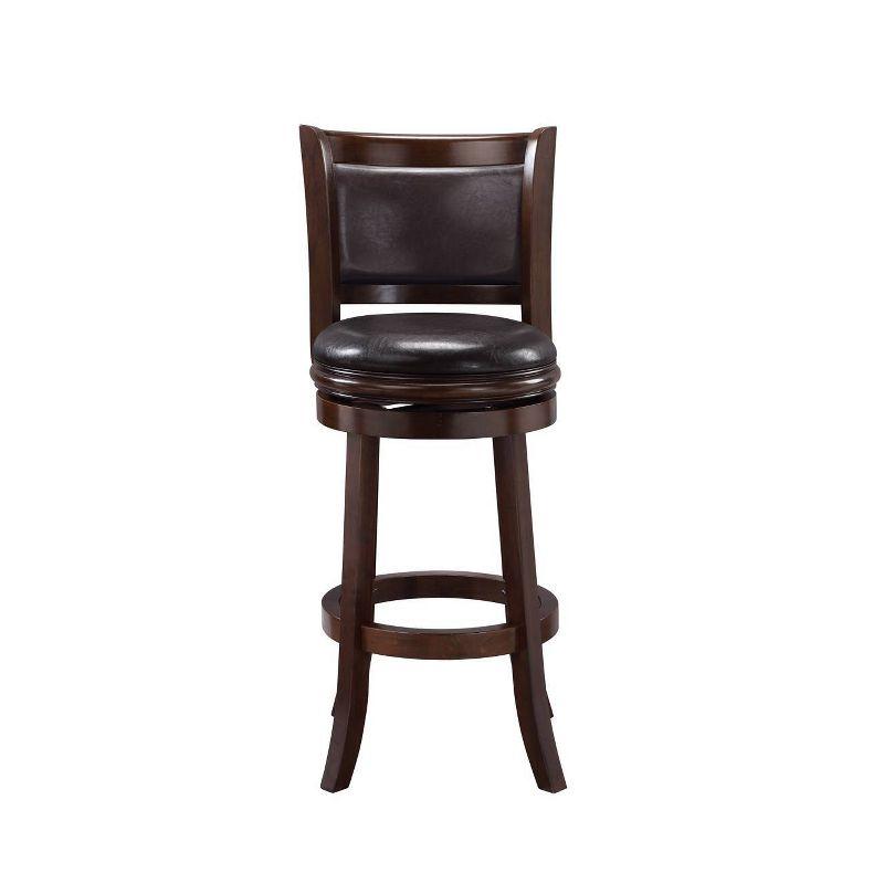 29" Augusta Swivel Barstool Wood - Boraam